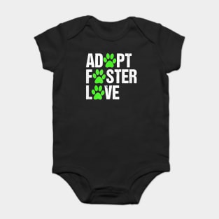 Dog Adoption Rescue Dogs Adopt Cat Shelter Paw Gift Baby Bodysuit